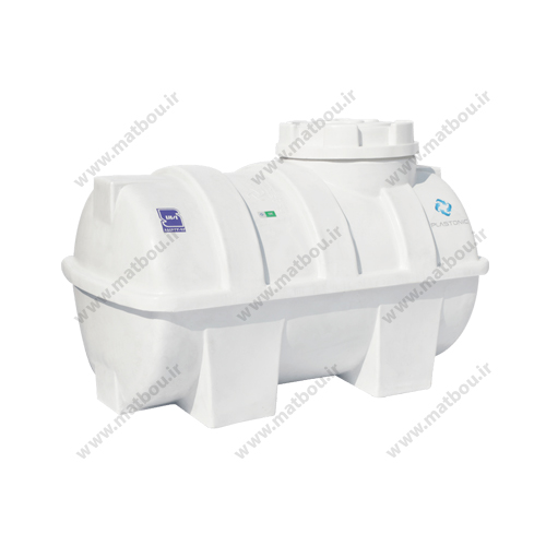 مخزن 300 لیتری افقی تک لایه پلاستونیک