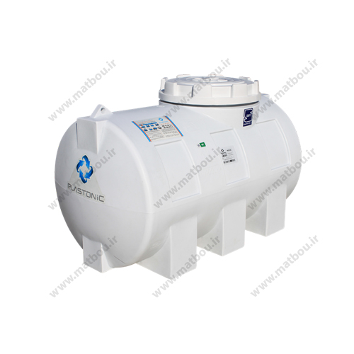 مخزن 400 لیتری افقی تک لایه پلاستونیک