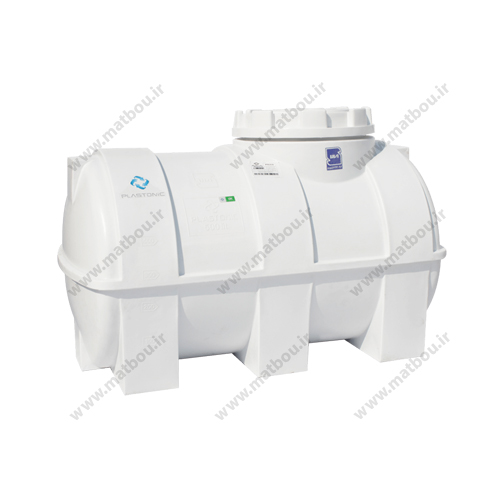 مخزن 500 لیتری افقی تک لایه پلاستونیک