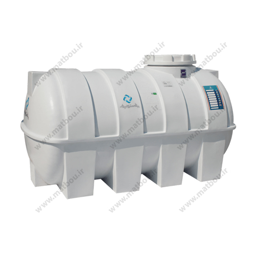 مخزن 1500 لیتری افقی تک لایه پلاستونیک