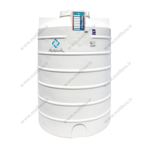 مخزن 1500 لیتری عمودی تک لایه پلاستونیک