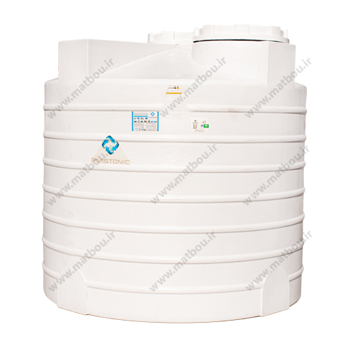 مخزن 4000 لیتری عمودی تک لایه پلاستونیک