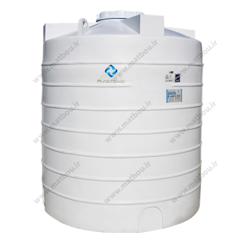 مخزن 5000 لیتری عمودی کوتاه تک لایه پلاستونیک