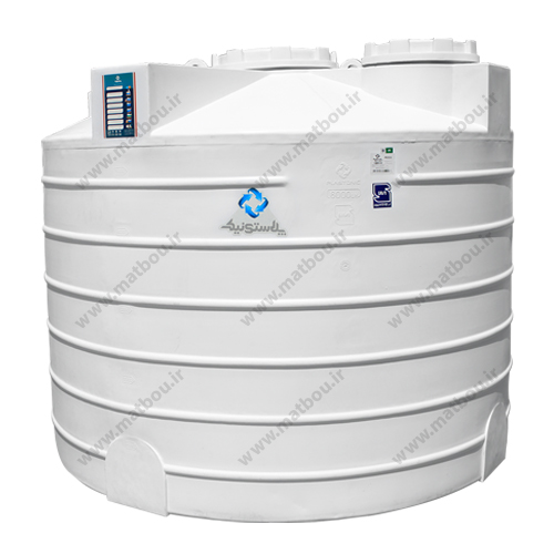 مخزن 6000 لیتری عمودی کوتاه تک لایه پلاستونیک