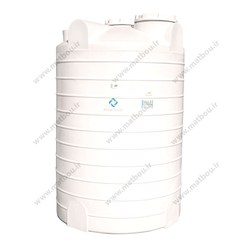 مخزن 8000 لیتری عمودی تک لایه پلاستونیک