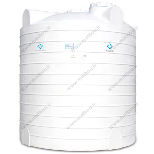 مخزن 15000 لیتری عمودی تک لایه پلاستونیک