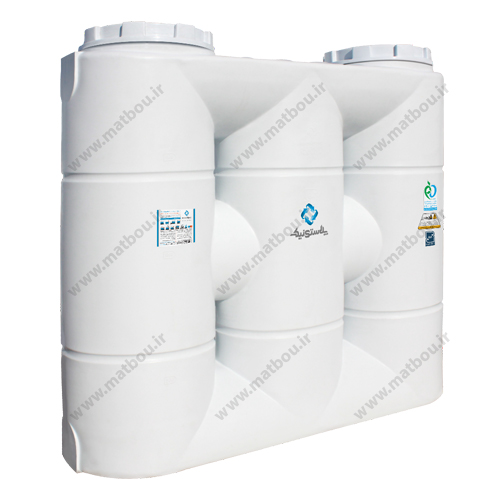 مخزن 2000 لیتری کتابی تک لایه پلاستونیک