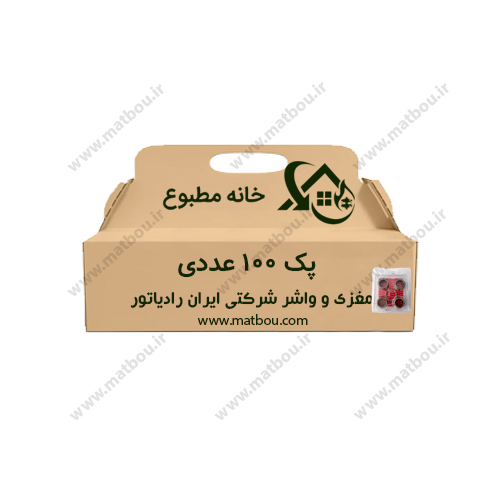 پک 100 عددی مغزی و واشر شرکتی ایران رادیاتور